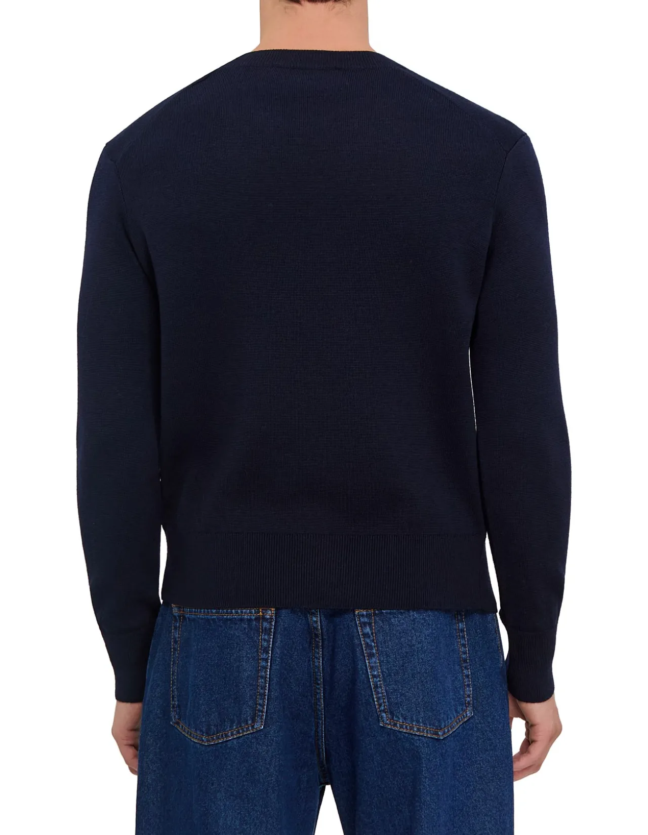 Ami De Coeur Merino Wool Crew Neck Sweater
