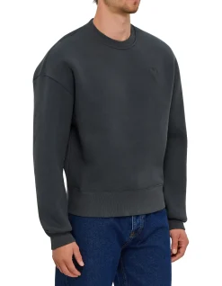 Ami de Coeur Fleece Logo Crewneck Sweatshirt