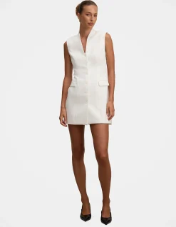 AMITY SLEEVELESS BLAZER DRESS