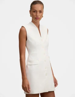 AMITY SLEEVELESS BLAZER DRESS
