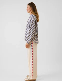 Amj Waffle Long Sleeve Top