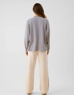 Amj Waffle Long Sleeve Top