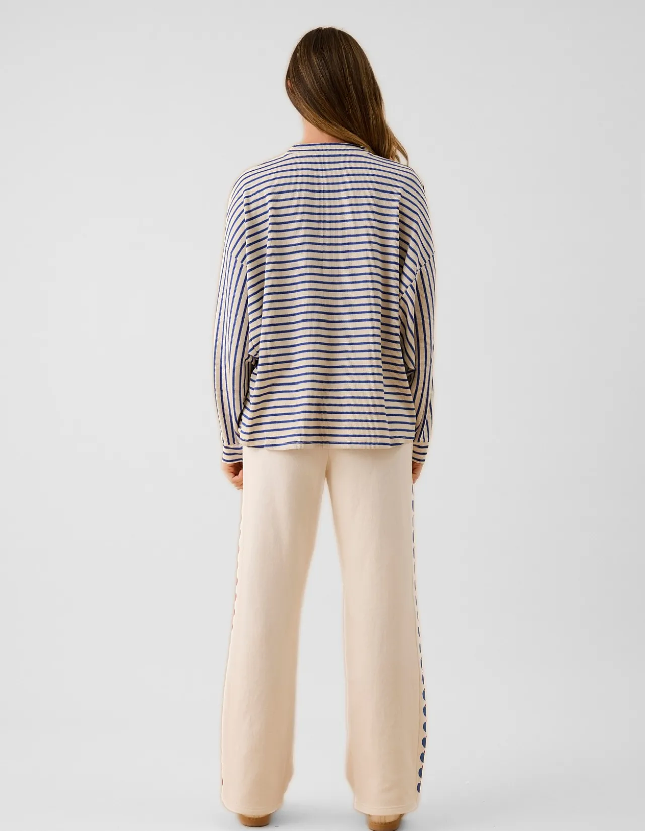 Amj Waffle Long Sleeve Top