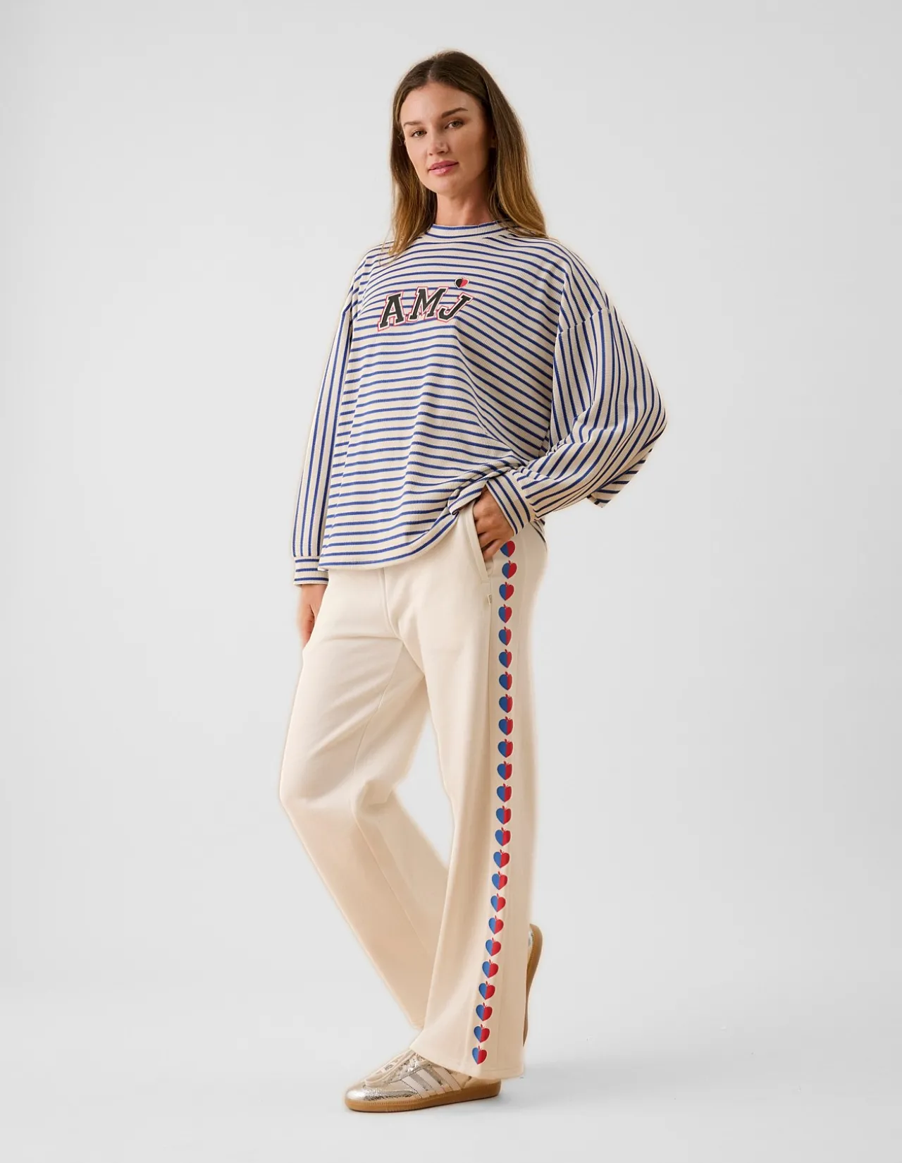 Amj Waffle Long Sleeve Top