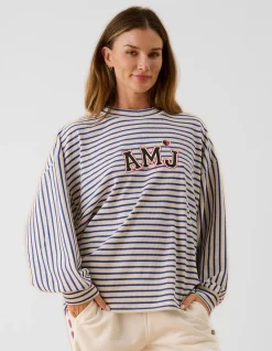 Amj Waffle Long Sleeve Top