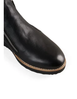 Anais Double Zip Boot - Black
