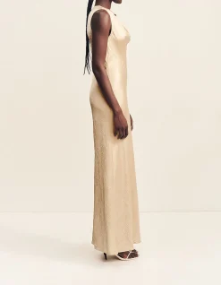 Andie Sleeveless Cowl Maxi Dress