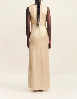 Andie Sleeveless Cowl Maxi Dress