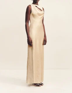 Andie Sleeveless Cowl Maxi Dress