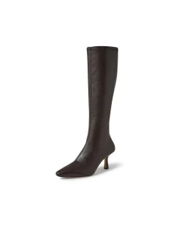 Andria Pointed Heel Knee High Boots