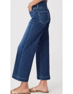 Anessa High Rise Wide Leg Cropped Jeans
