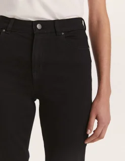 Anna High Rise Stretch Straight Leg Jeans