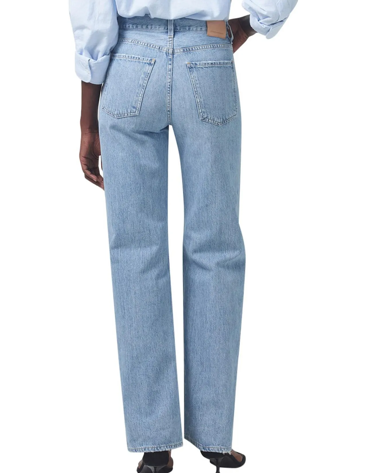Annina High Rise Wide Leg Denim Jeans