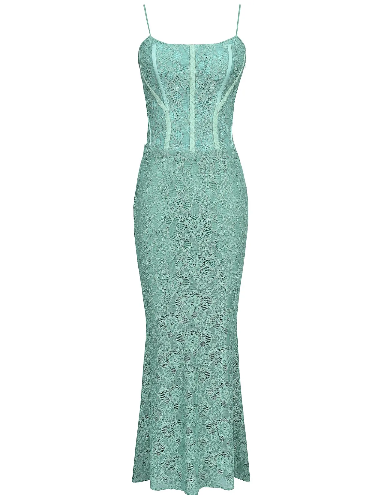 Antonina Lace Corset Maxi Dress