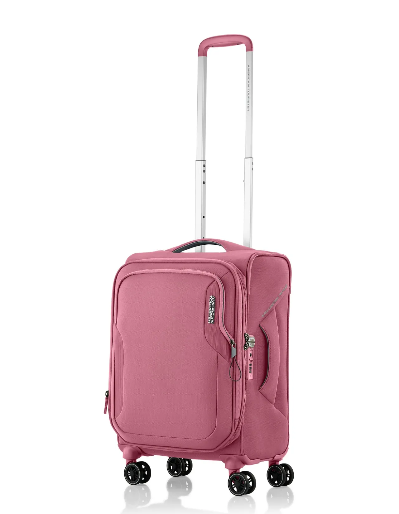 Applite 5 55cm Expandable Small Carry-On Suitcase Lilas Pink