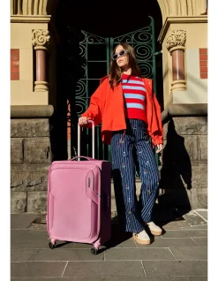 Applite 5 55cm Expandable Small Carry-On Suitcase Lilas Pink
