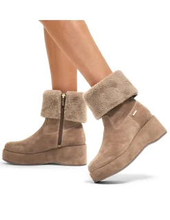 Apres Fur Leather Heel