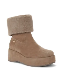 Apres Fur Leather Heel
