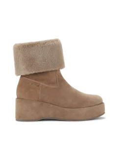 Apres Fur Leather Heel