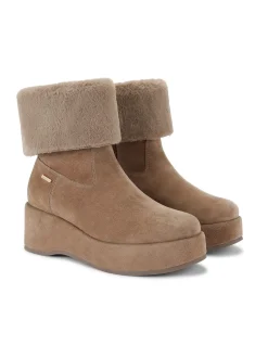 Apres Fur Leather Heel