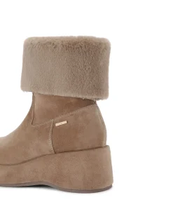 Apres Fur Leather Heel