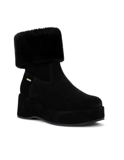 Apres Fur Leather Heel