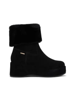 Apres Fur Leather Heel