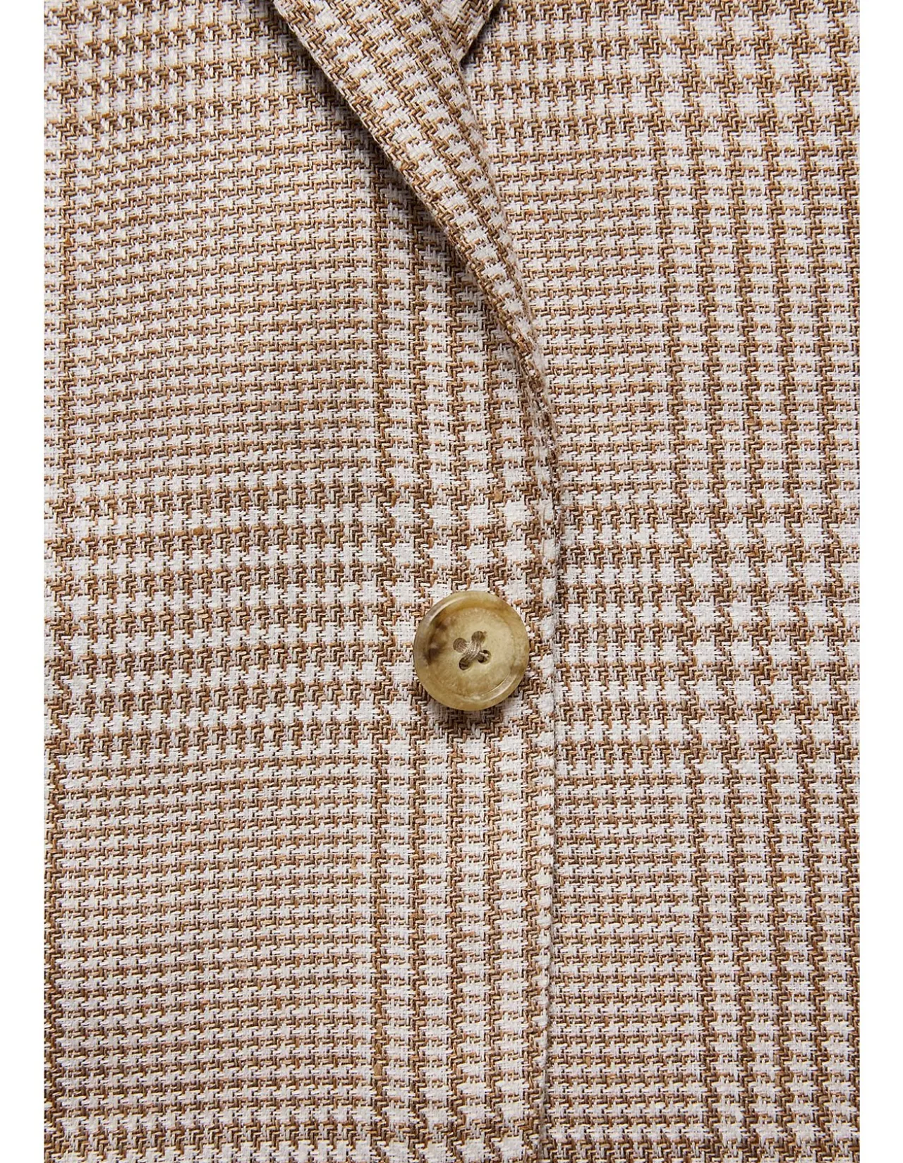 ARCHER BLAZER -WOOL/LINEN BROWN HERITAGE CHECK