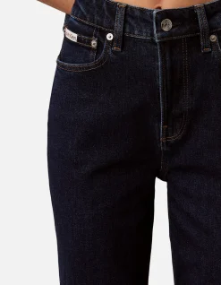Archive High Rise Slim Indigo Denim Jeans