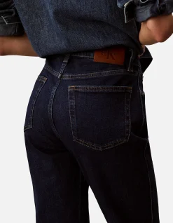 Archive High Rise Slim Indigo Denim Jeans