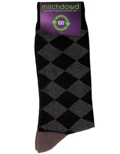 ARGYLE DOUBLE CYLINDER CREW SOCK