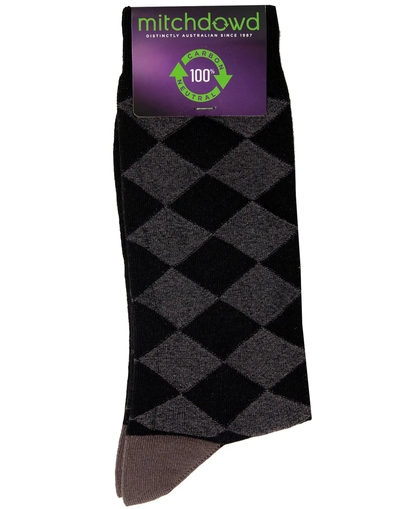 ARGYLE DOUBLE CYLINDER CREW SOCK