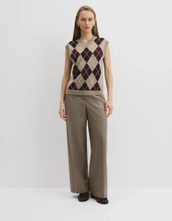 Argyle Knit Vest