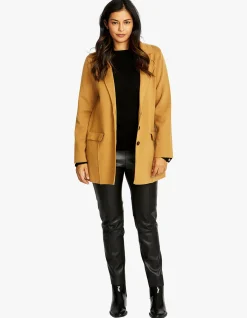 Aria Longline Knit Button Blazer