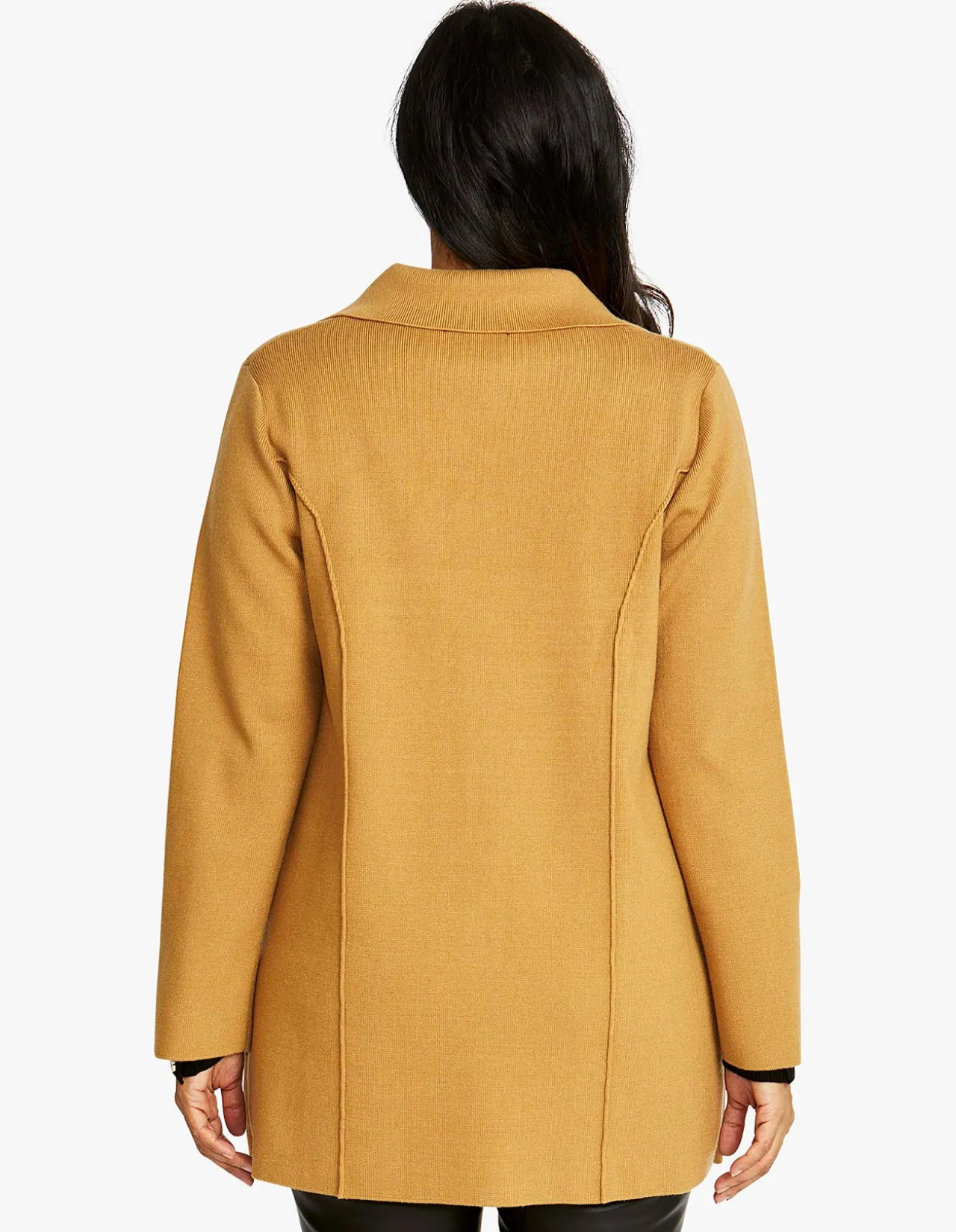 Aria Longline Knit Button Blazer