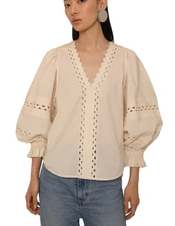 ARLETTE PINTUCK BLOUSE