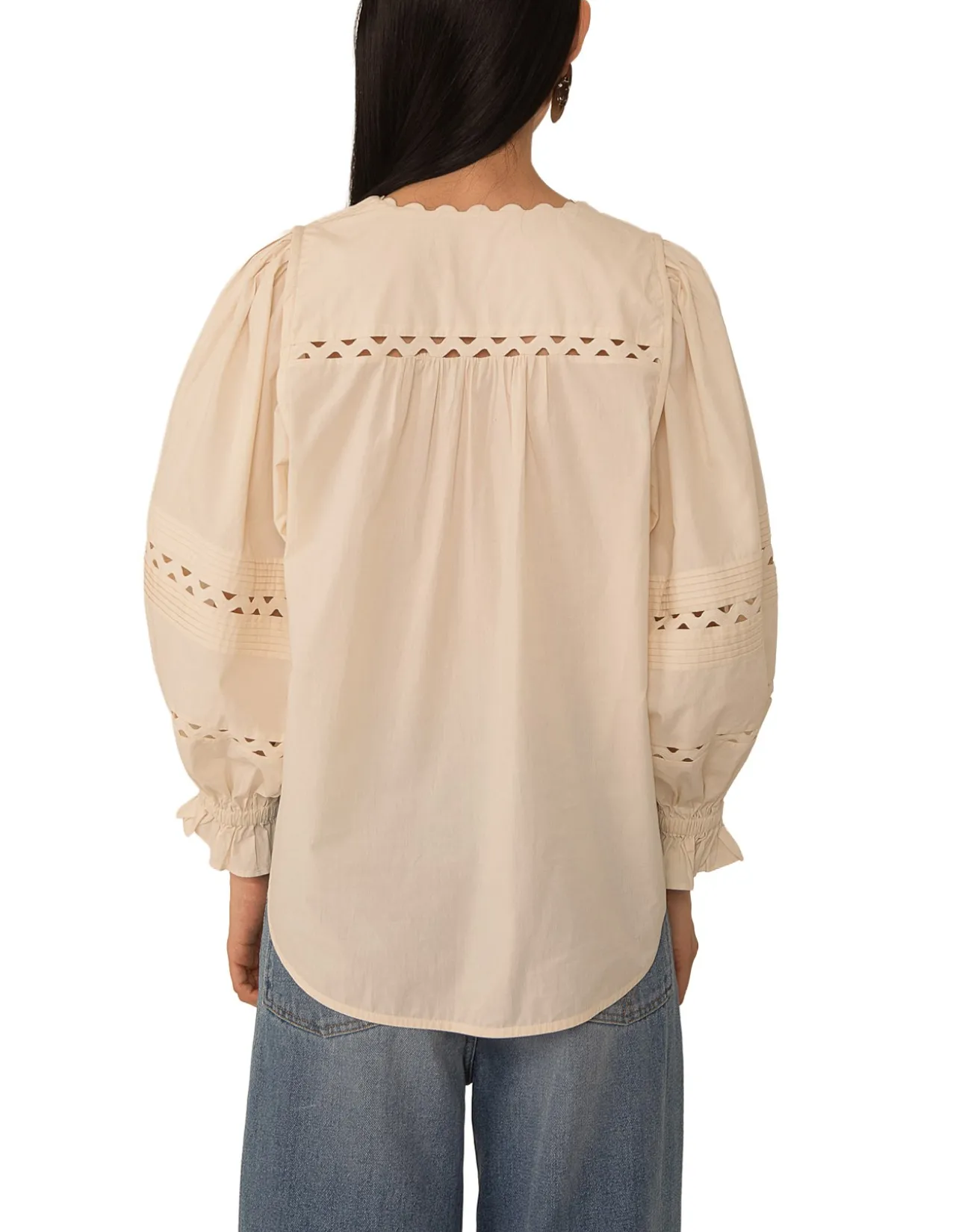 ARLETTE PINTUCK BLOUSE