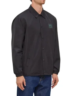 Art Nouveau Stamps Nylon Coach Jacket