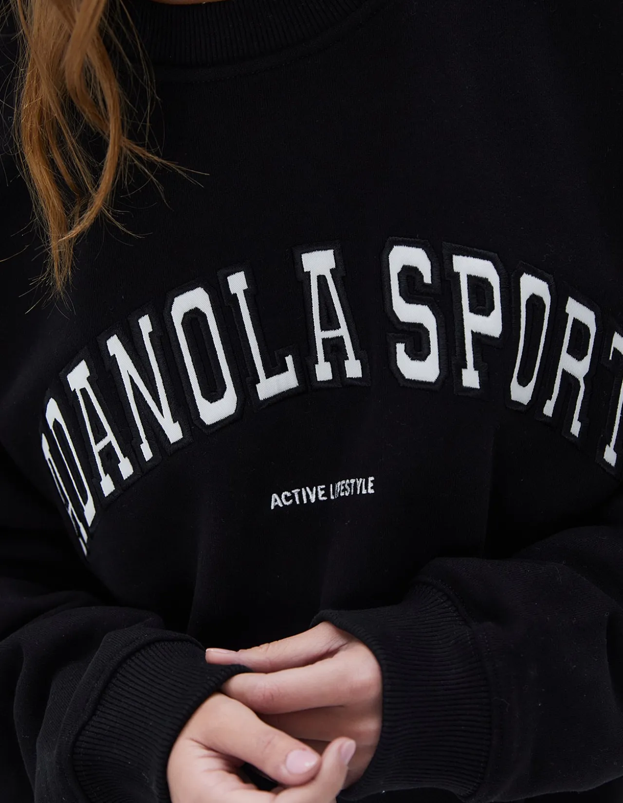 AS Oversized Organic Cotton Logo Sweatshirt