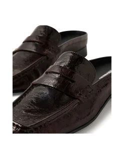 ASTEFF MO BORDEAUX CRINKLE LEATHER