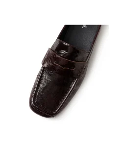 ASTEFF MO BORDEAUX CRINKLE LEATHER