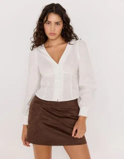 ASTON SUEDE MINI SKIRT
