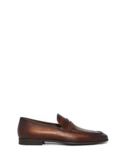 Aston Tassel Detail Loafers Coffee Brown