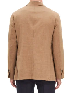 ASTON TWO BUTTON TECHNICAL WOOL JACKET