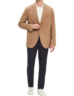 ASTON TWO BUTTON TECHNICAL WOOL JACKET