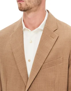 ASTON TWO BUTTON TECHNICAL WOOL JACKET