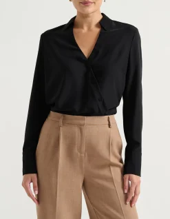 ASYMMETRIC BUTTON UP SHIRT