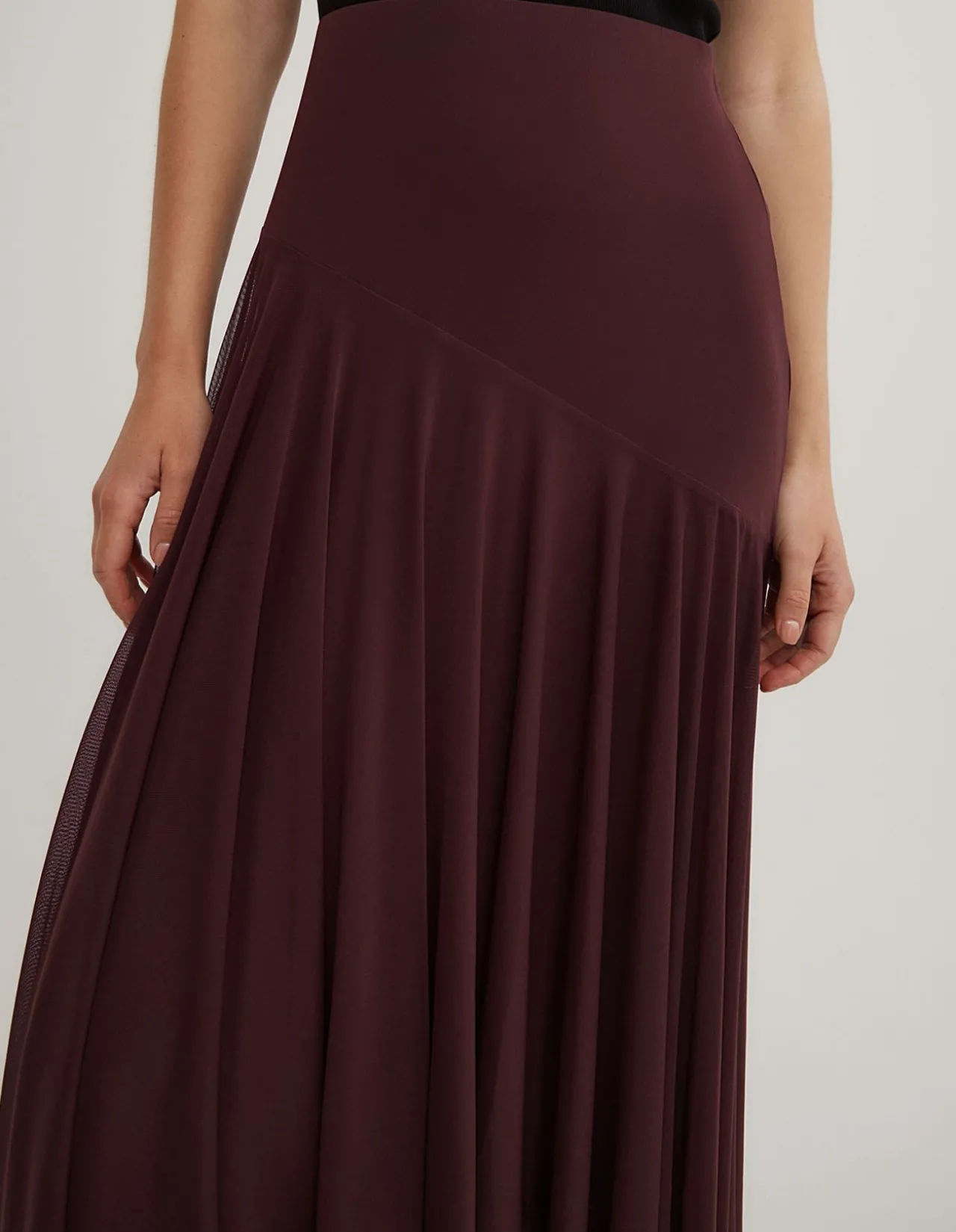 Asymmetric Drape Skirt