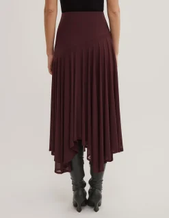 Asymmetric Drape Skirt