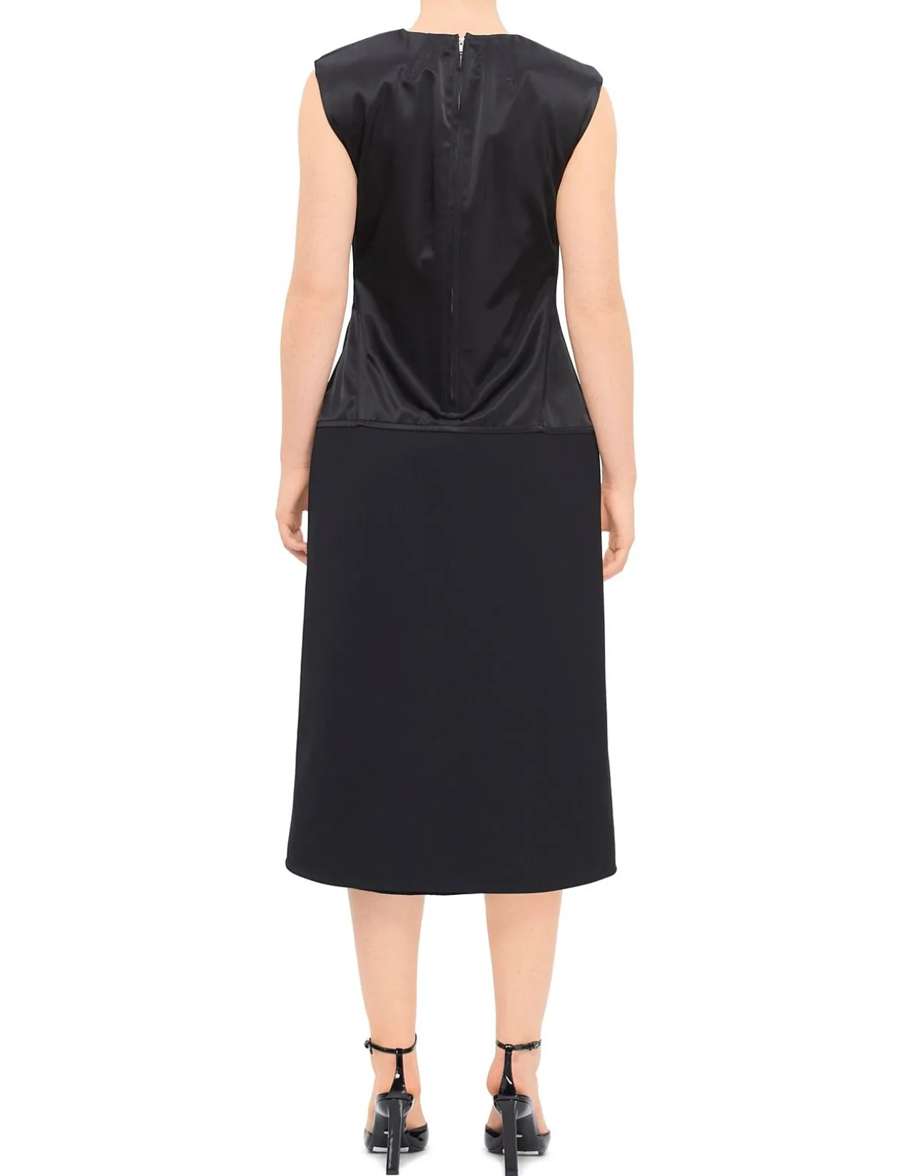 Asymmetric Pleated Dress